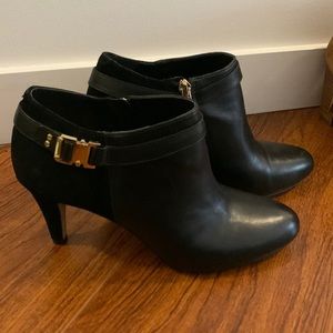 Vince Camuto black booties